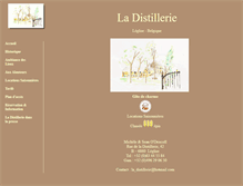 Tablet Screenshot of ladistillerie.be